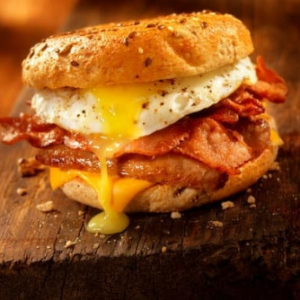 Sausage egg and Cheese sandwich